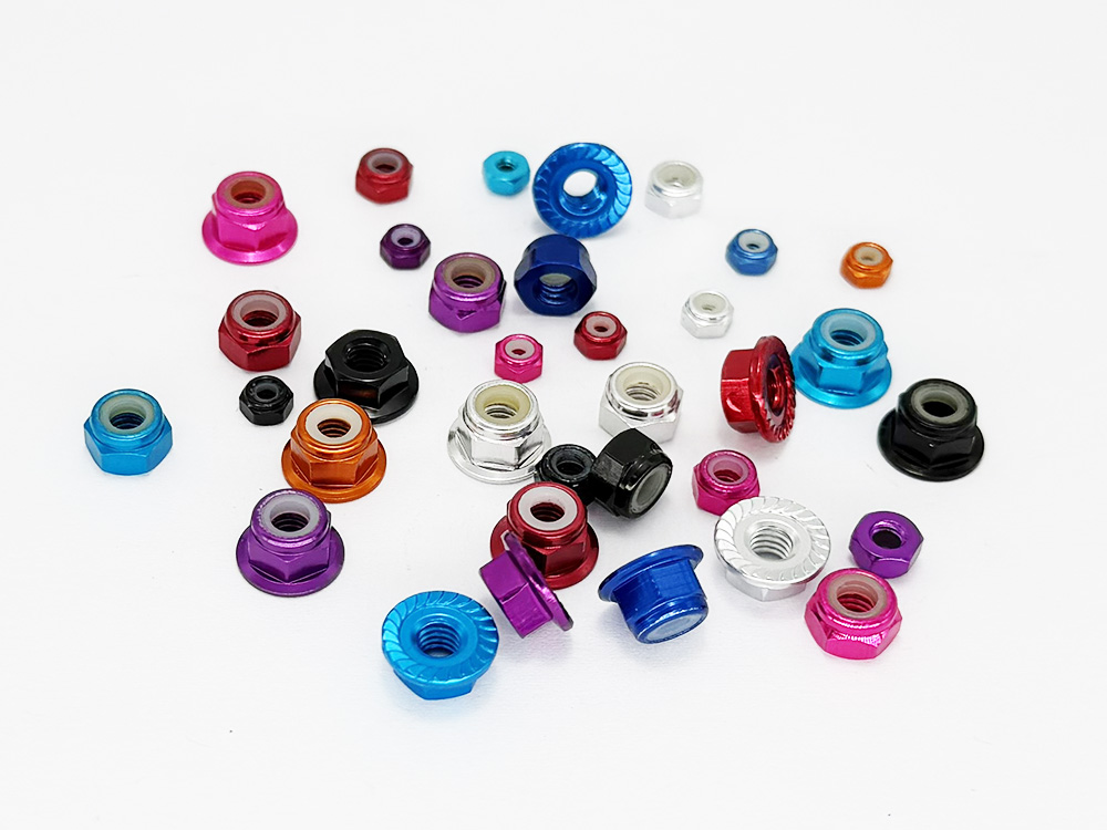 Aluminum nuts