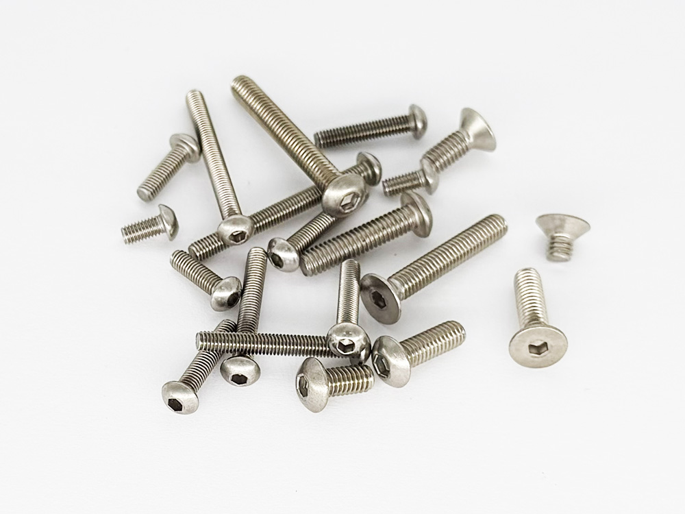 Titanium hex screws