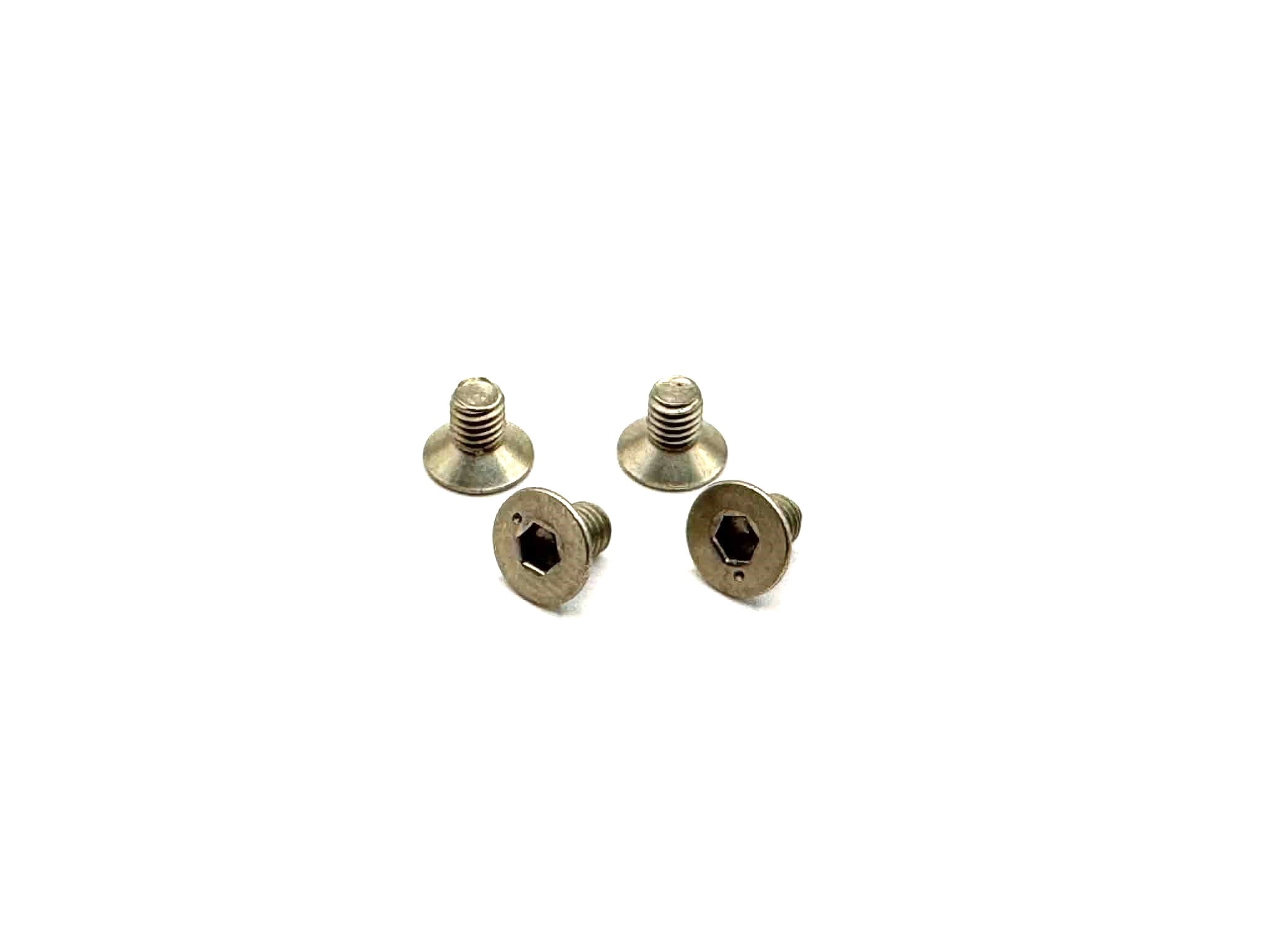 Titanium Socket Hex 110 Flat Head Screw M3x5 (4pcs)