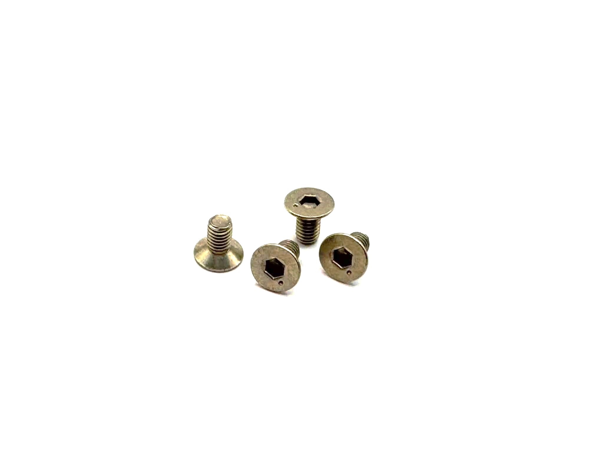 Titanium Socket Hex 110 Flat Head Screw M3x6 (4pcs)
