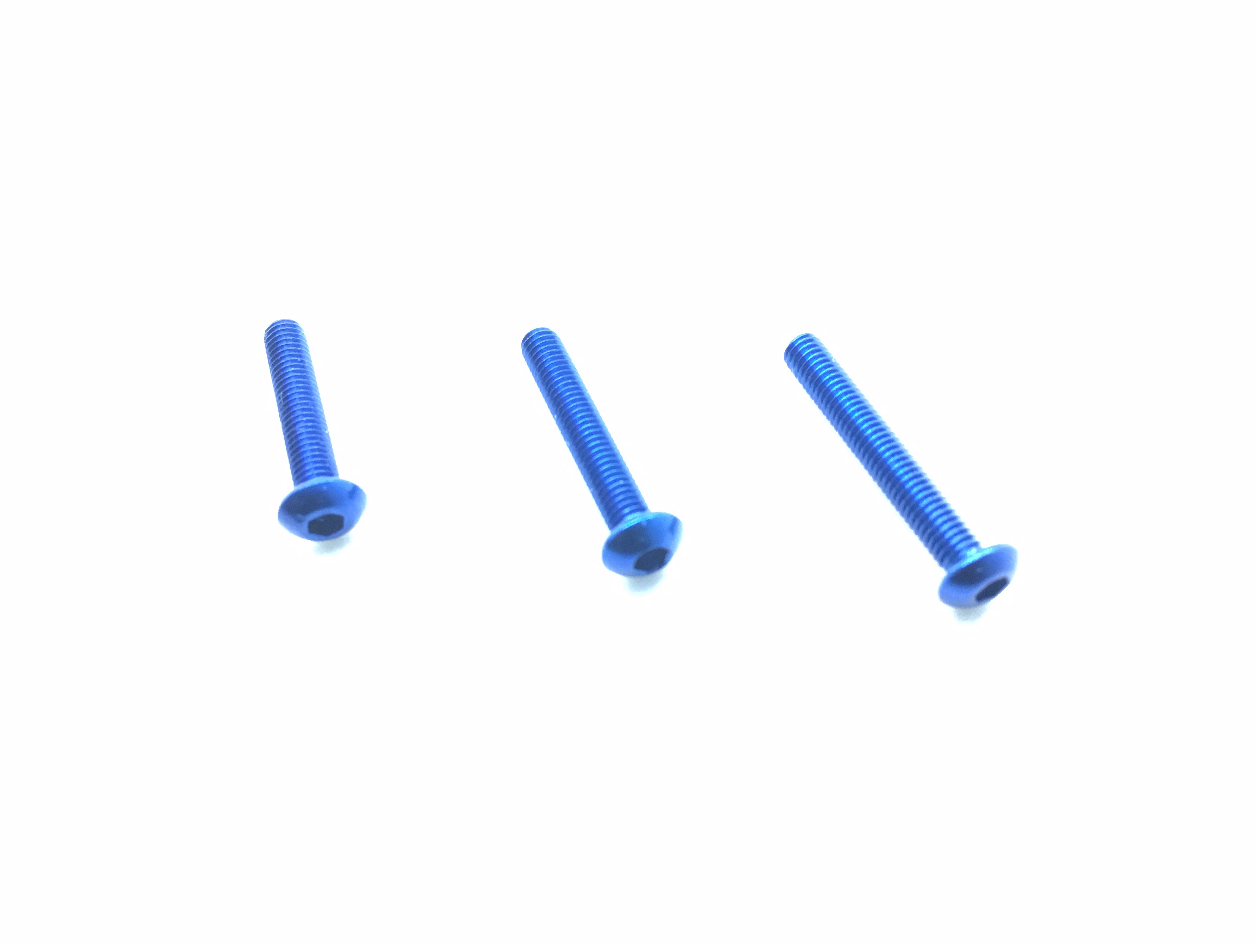 3X16 Hex Socket Button Head Screw (Dark Blue /4 pcs.)