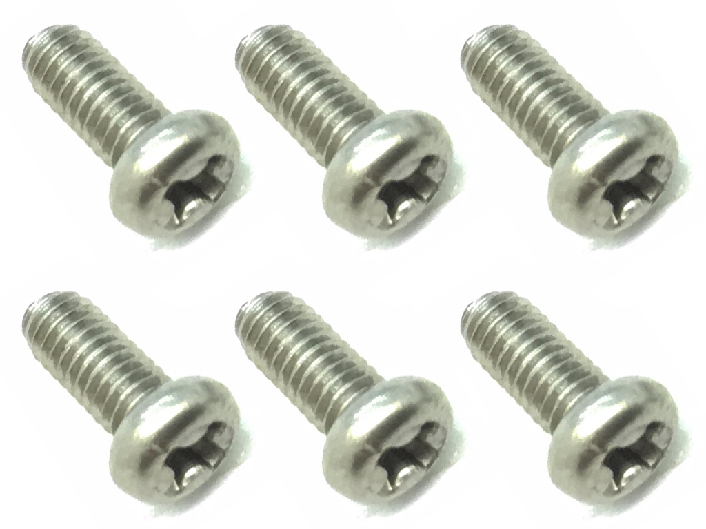2.6X6 チタンボタンビス(6本入)プラス頭