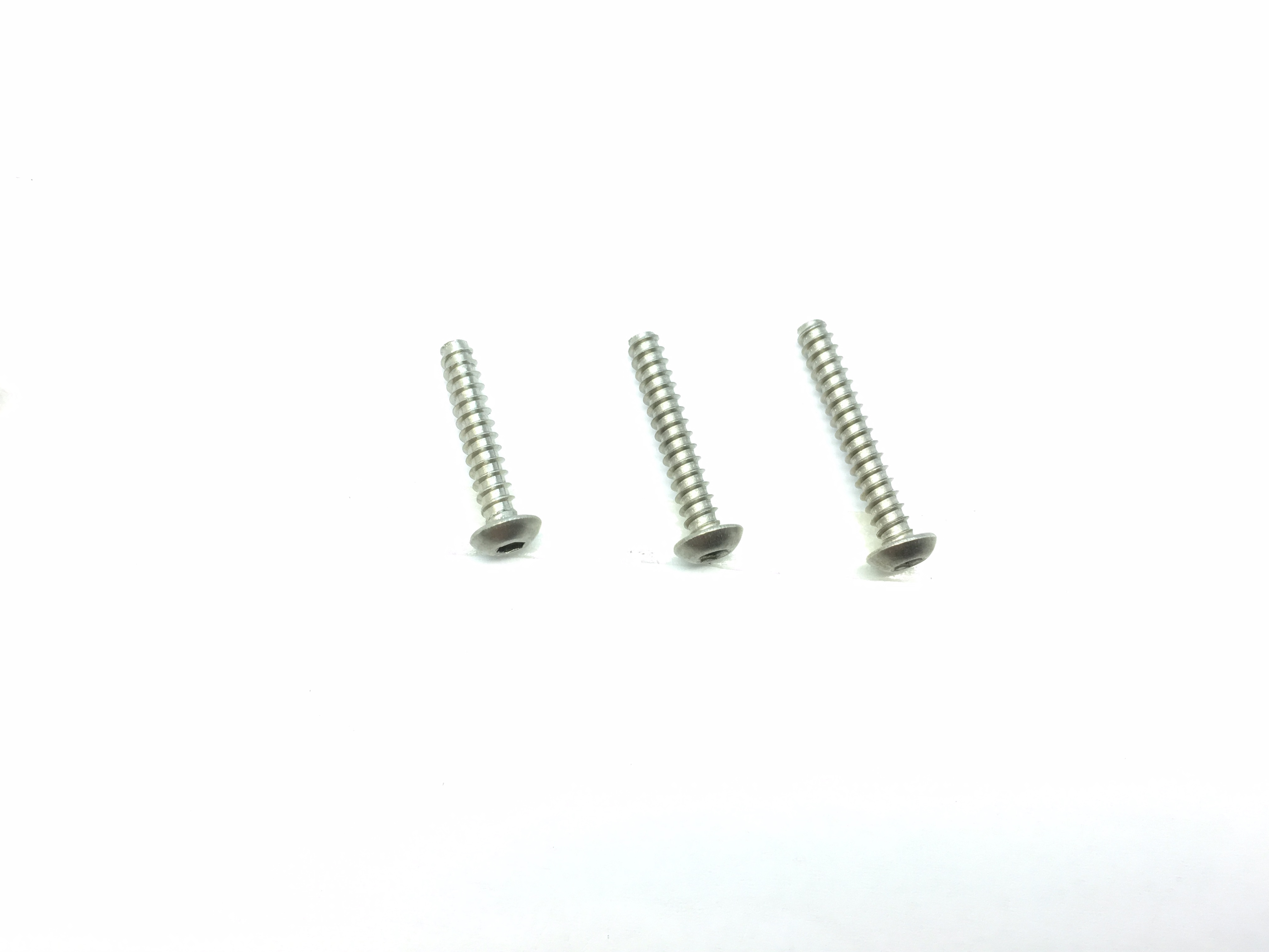 3X16 Titanium Hex Socket Pan Head Tapping Screw (6 pcs.)