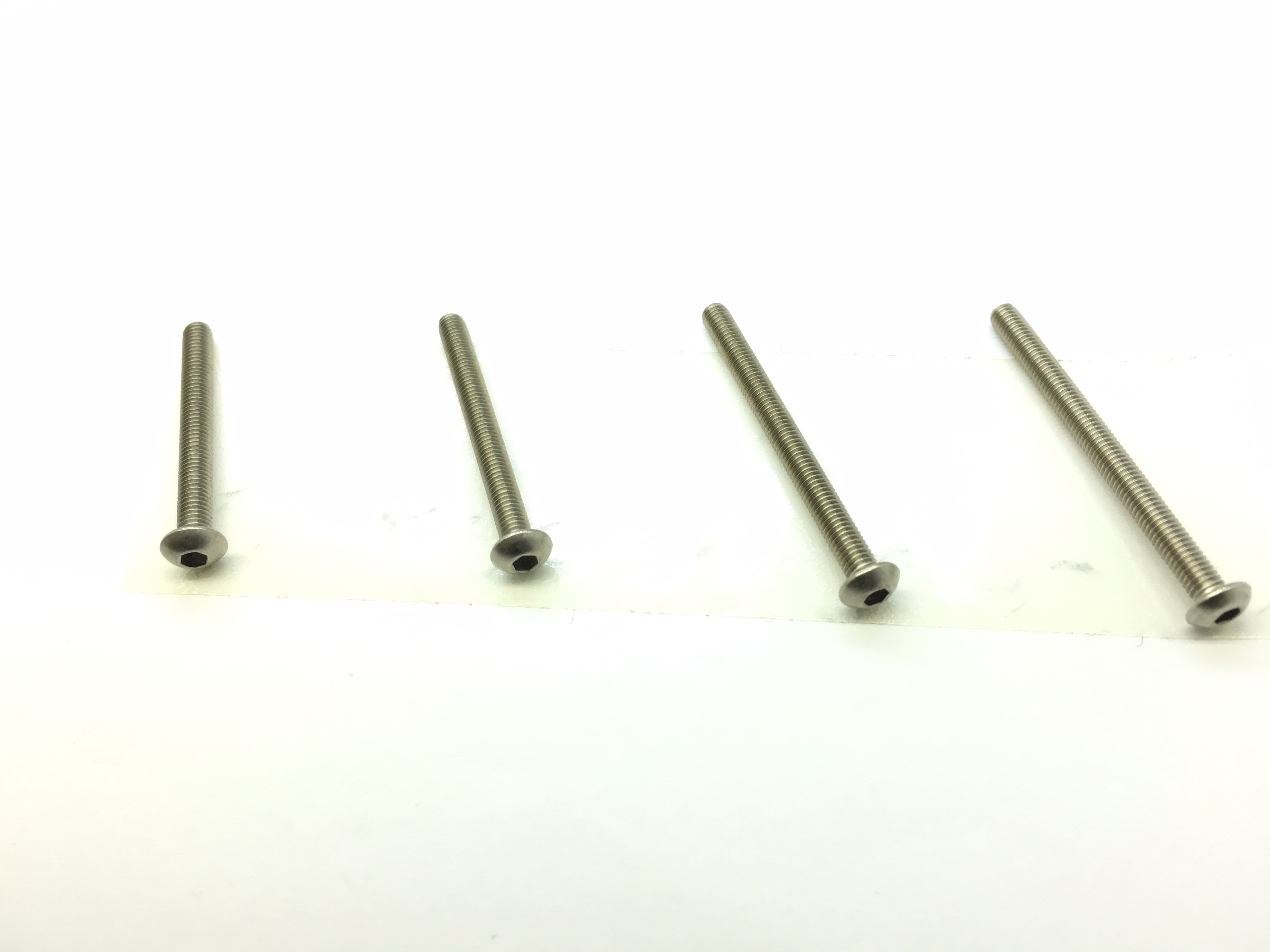 3X27 Titanium Hex Socket Button Head Screw (6 pcs.)
