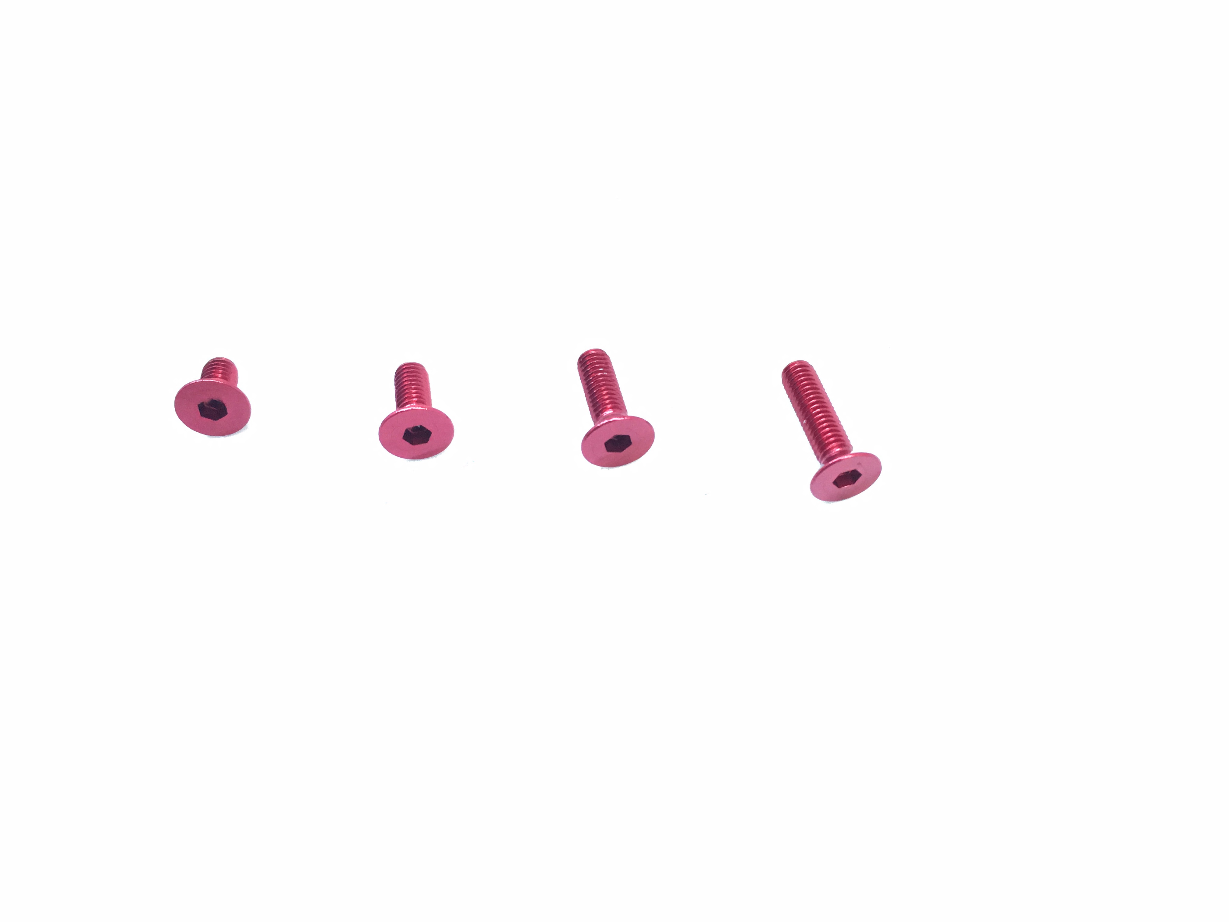 3X6ヘックス皿ビス(レッド/4本入)