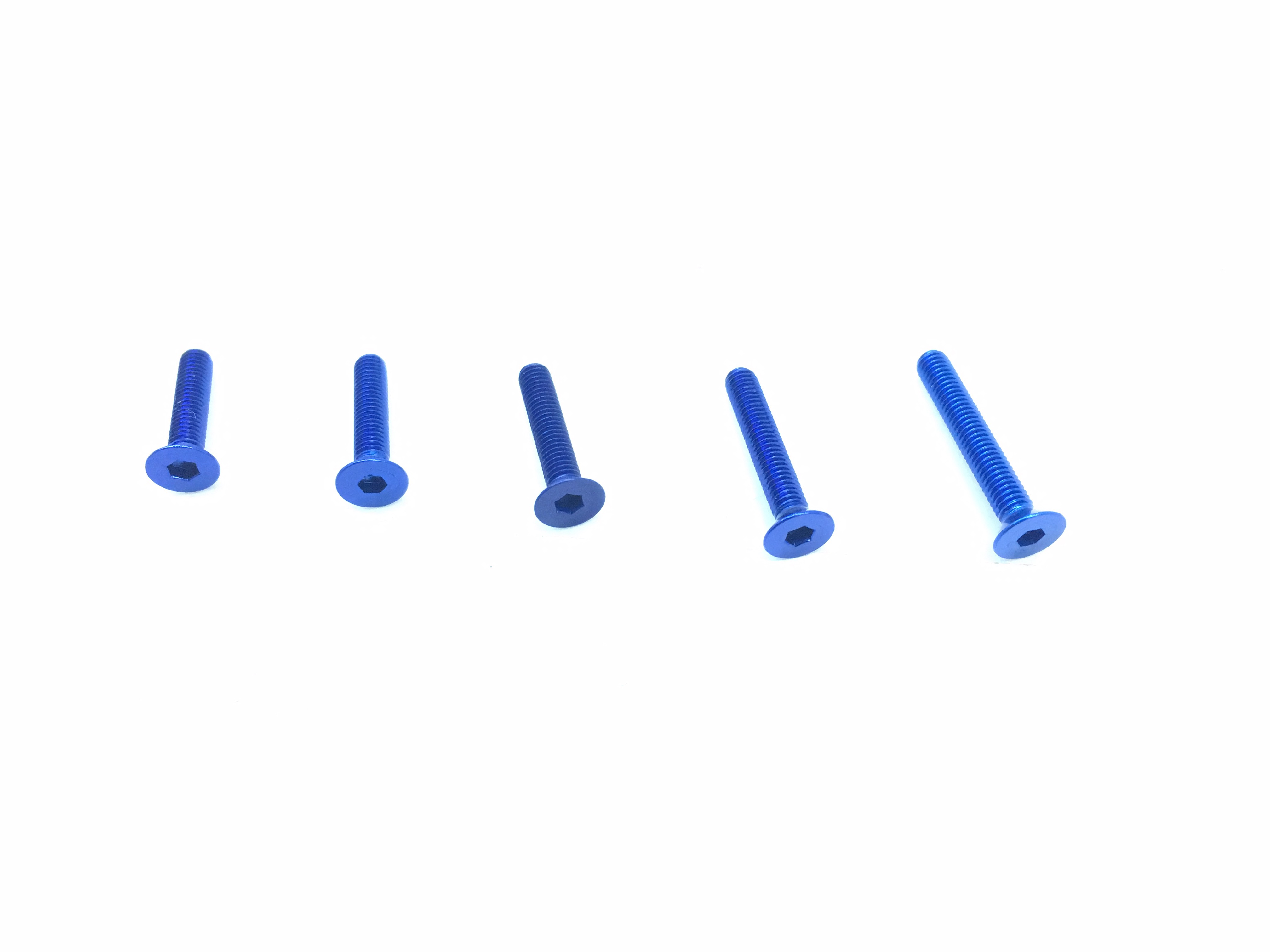 3X14 Hex Socket Countersunk Screw (Dark Blue /4 pcs.)
