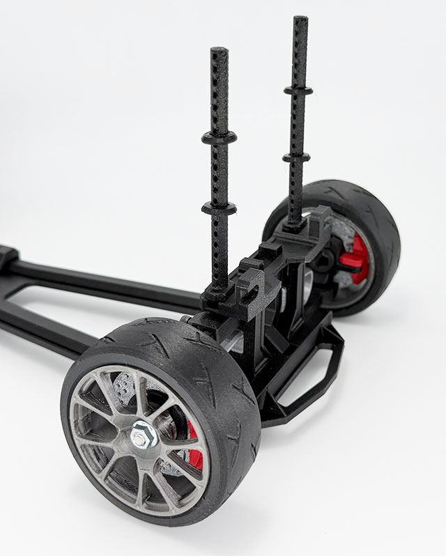 1/10 Touring Car Body Display Chassis