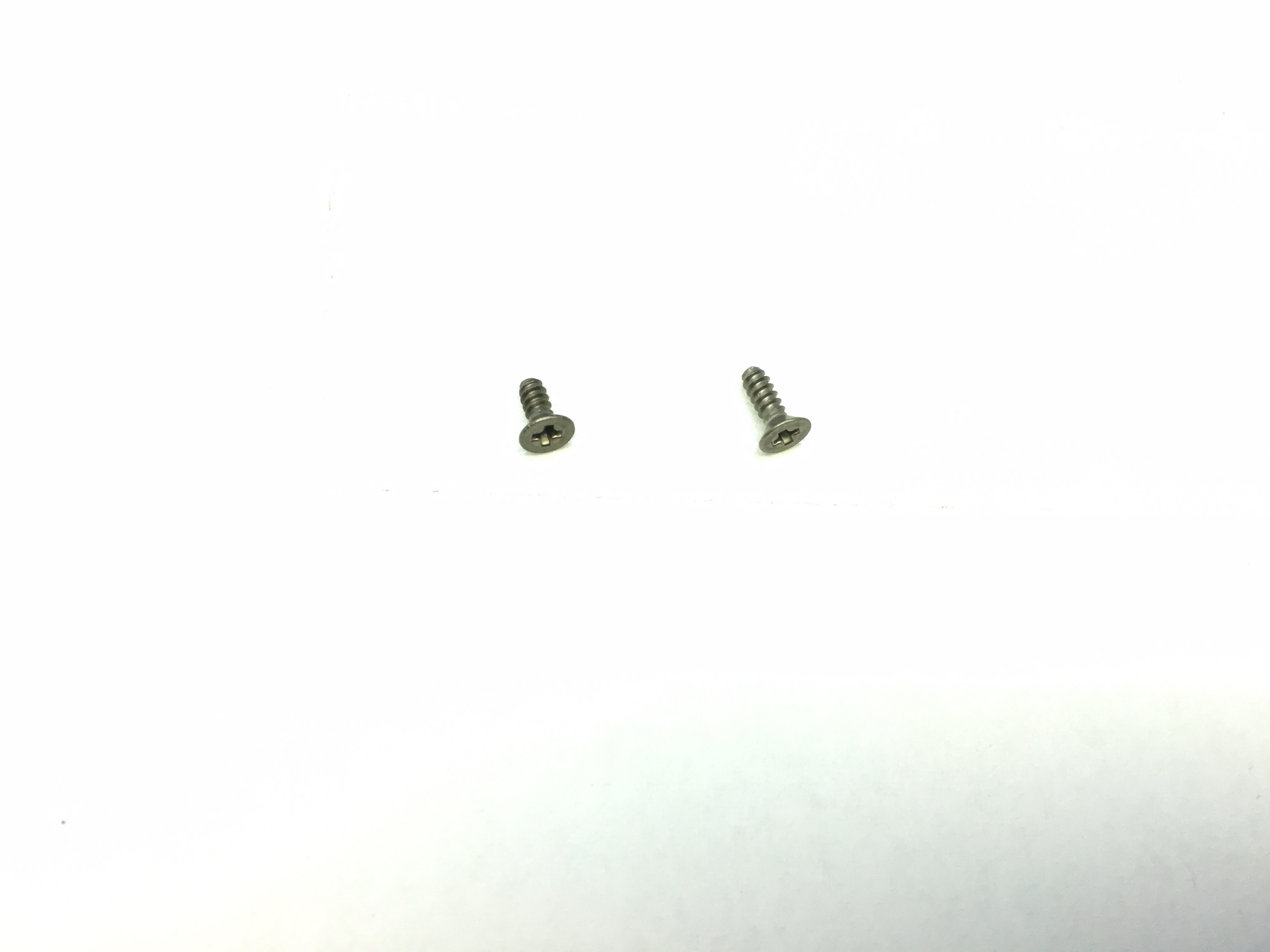 Titanium Countersunk Tapping Screw 2X5 Phillips Head Single Item 6 pcs.