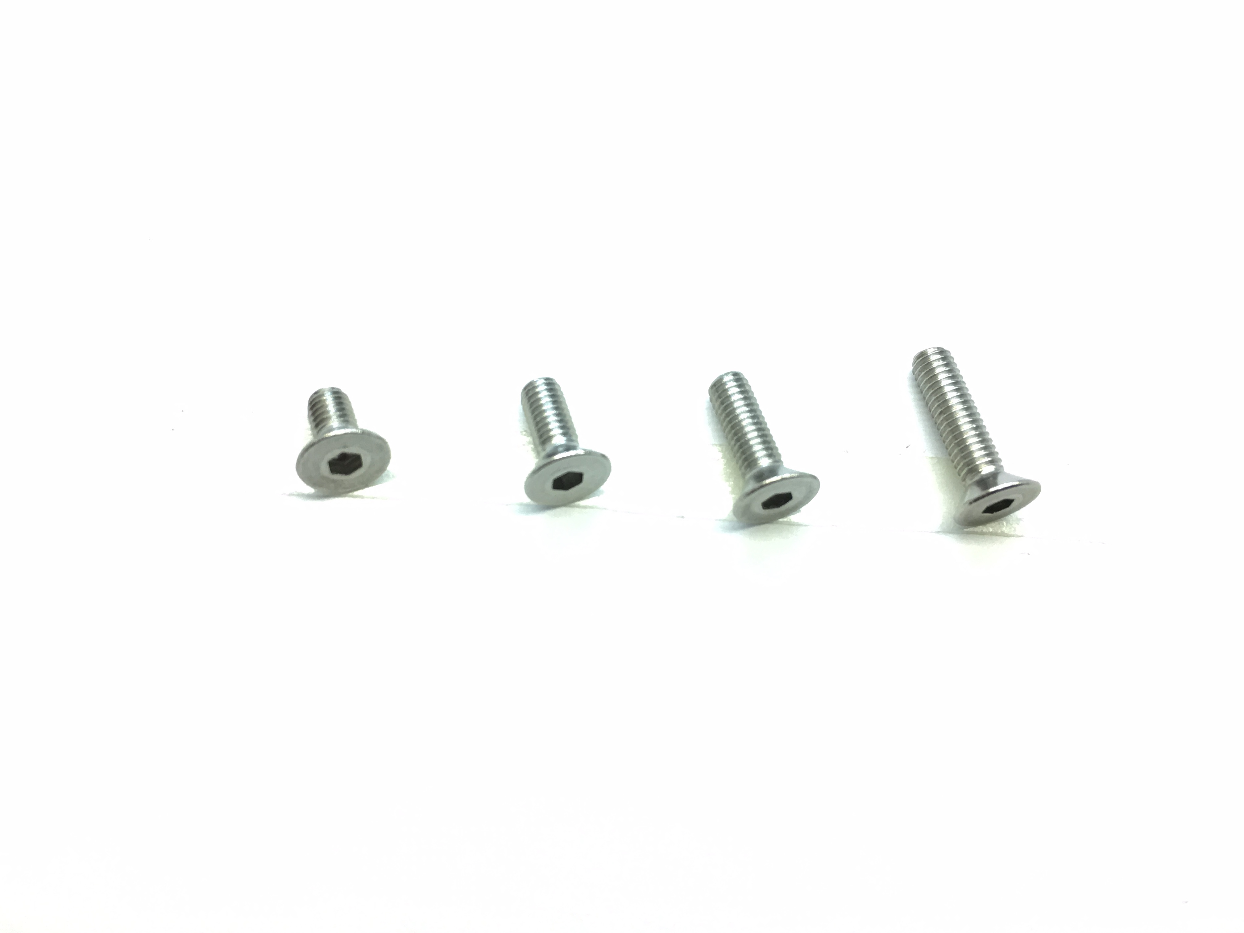 3X6 Stainless Steel Hex Socket Countersunk Screw (15 pcs.)