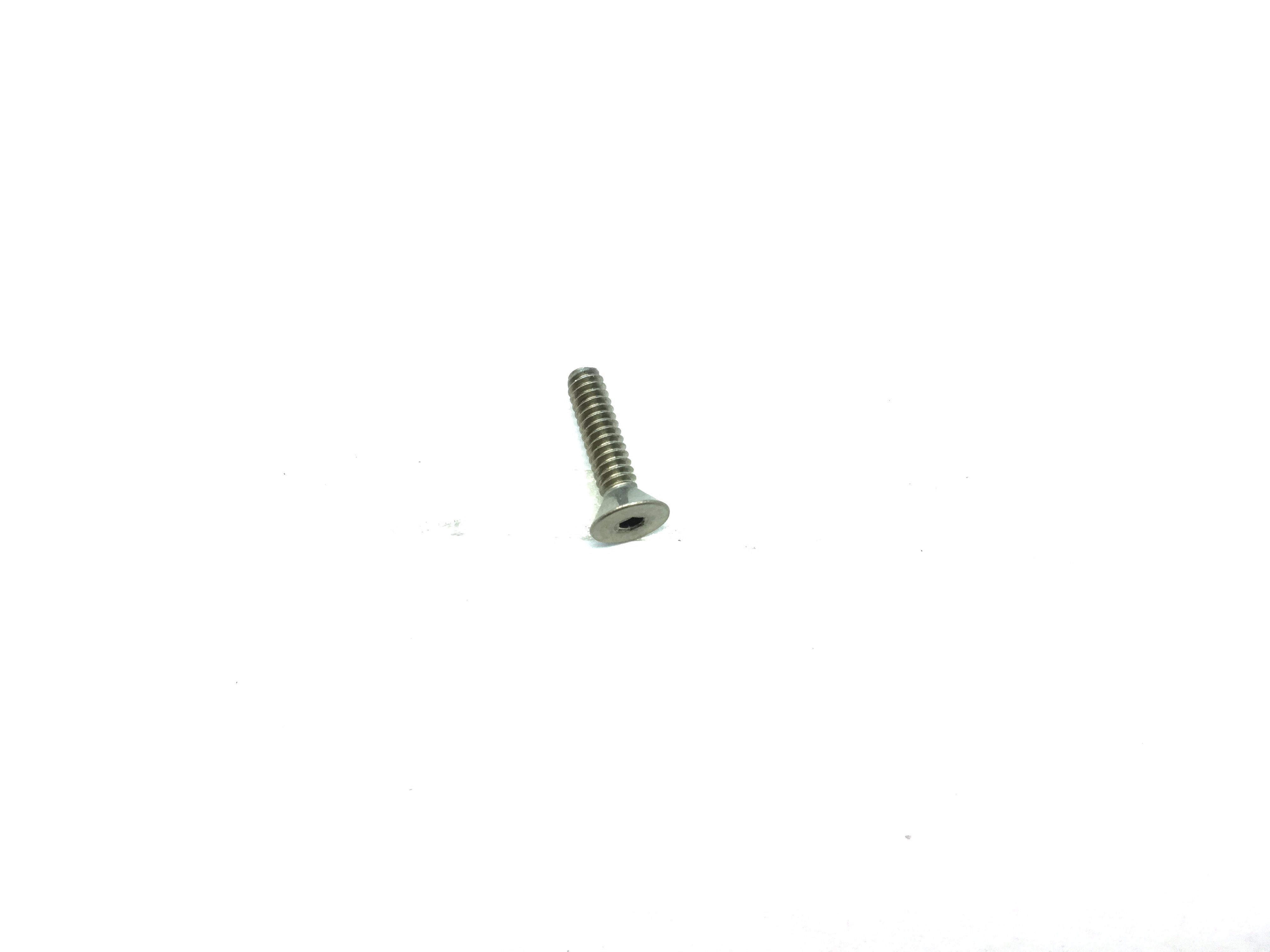 4-40 1/2 Inch Titanium Hex Socket Countersunk Screw (6 pcs.)