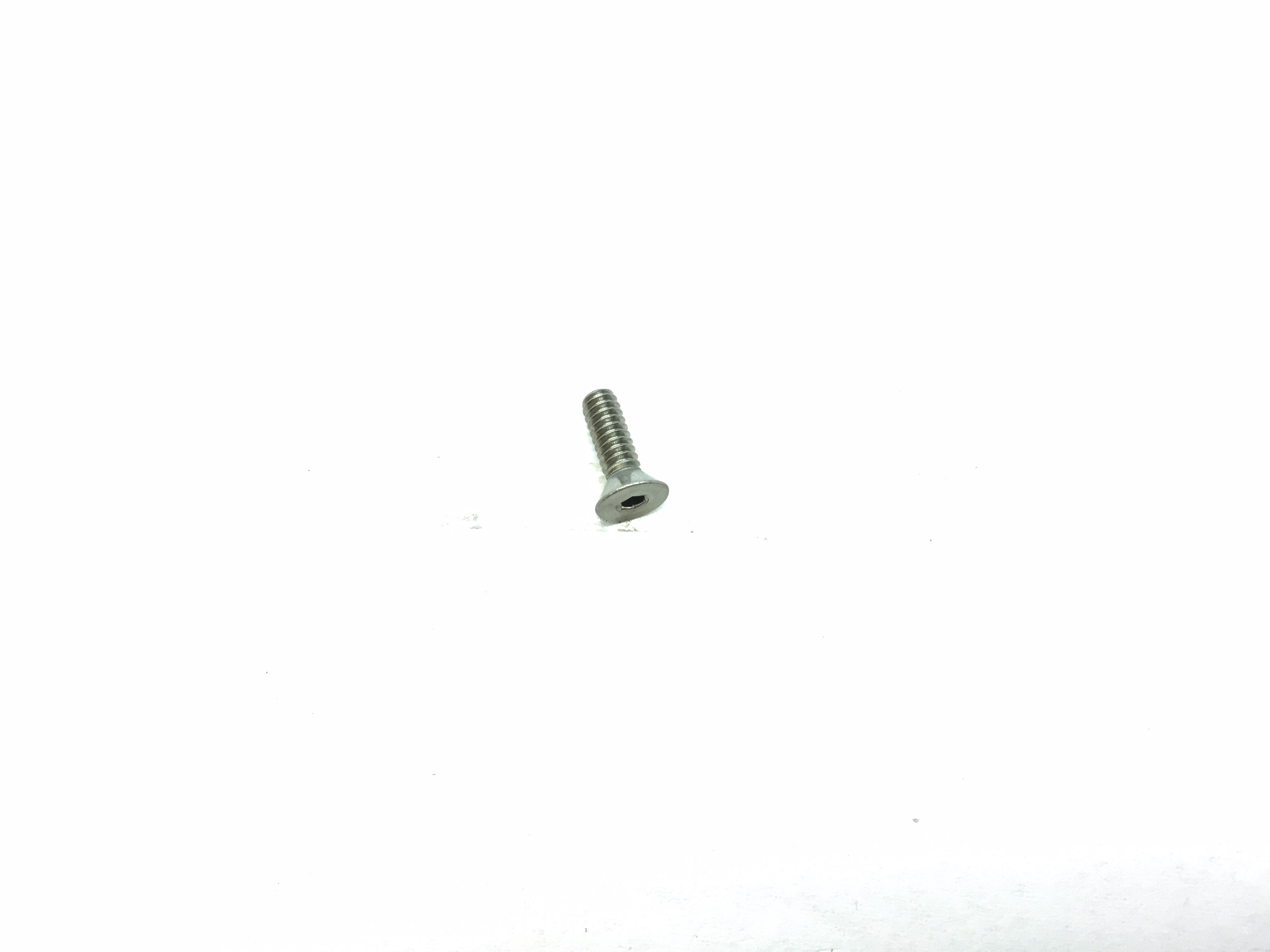 4-40 3/8 Inch Titanium Hex Socket Countersunk Screw (6 pcs.)