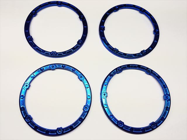 Beadlock Ring Blue 4 pcs. (for BS810T)