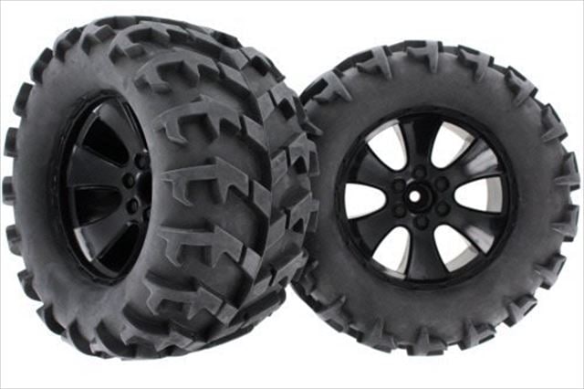 タイヤ&ホイール ガンメタリック 2pcs Tire & wheel (cancerous metallic) 2pcs