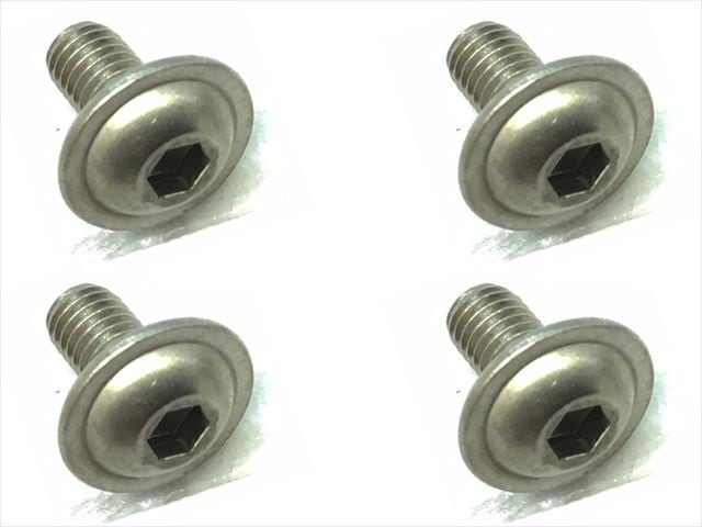チタンヘックスフランジビス 3×6 Titanium hex flange screw 3×6