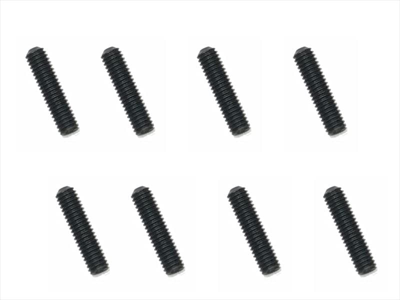 Stainless Steel Set Screw (Black Plated)3X12mm 8 pcs.