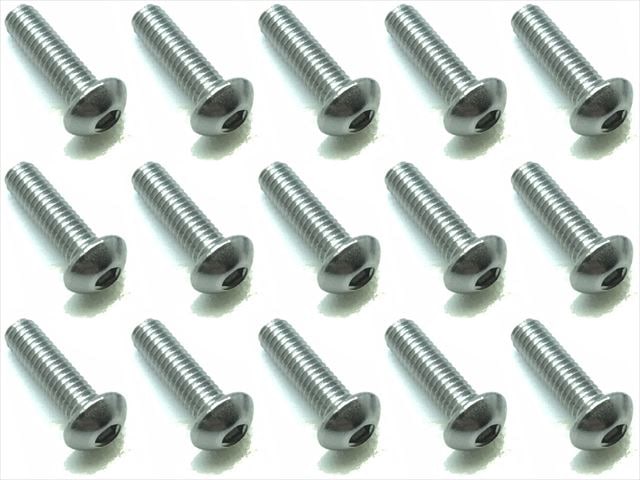 3×8 ステンレスヘックスボタンビス 15本入 3×8 Stainless steel hex Pan Head Screw (15 pcs.)