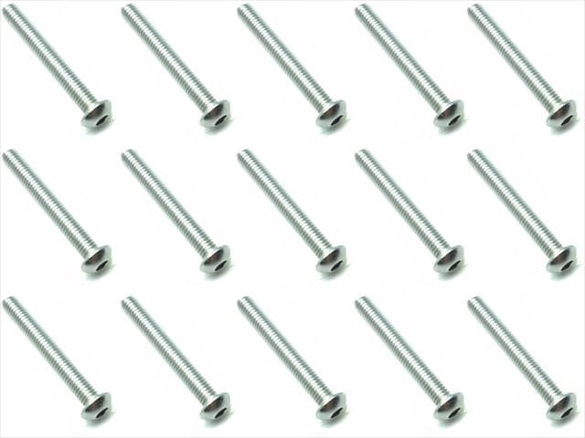 3X22 Stainless Steel Hex Socket Button Head Screw (15 pcs.)