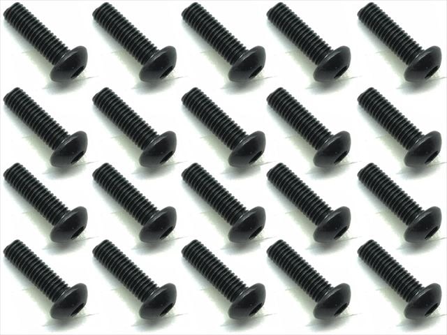 3x10 スチールヘックスボタンビス 20本入 3x10 Steel hex Pan Head Screw (20 pcs.)