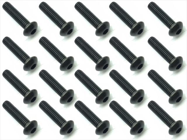 3x12 Steel Hex Socket Button Head Screw 20 pcs. 3x12