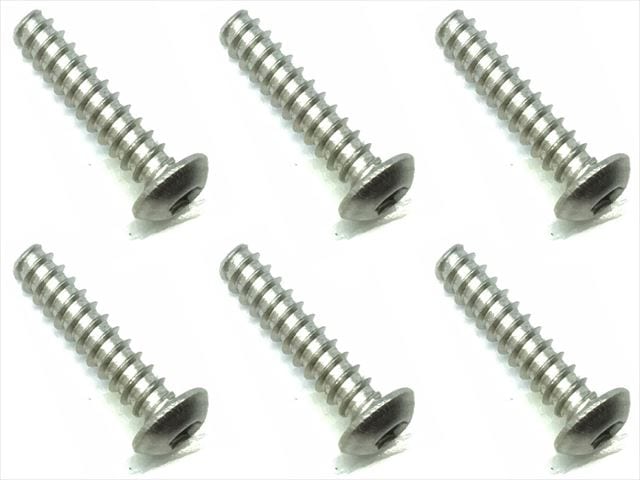 3X14 Titanium Hex Socket Pan Head Tapping Screw (6 pcs.)