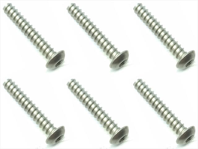 3×18 チタンヘックスナベタッピングビス 6本入 3×18 Titanium hex button tapping screw (6 pcs.)
