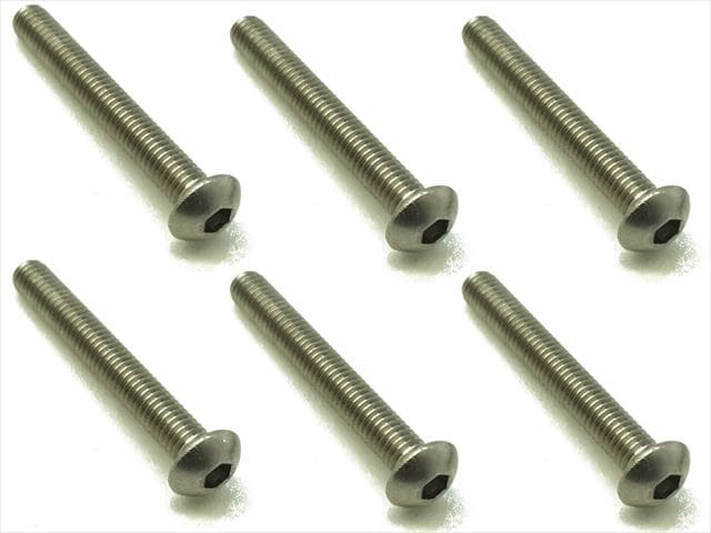 Titanium Hex Socket Pan Head Screw 3X22 6 pcs.