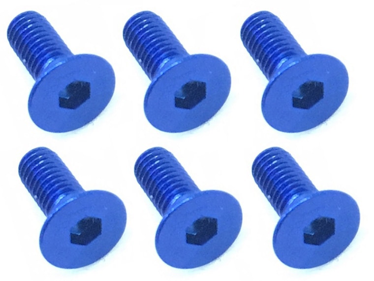3x8 Hex Socket Countersunk Screw (Dark Blue /6 pcs.)