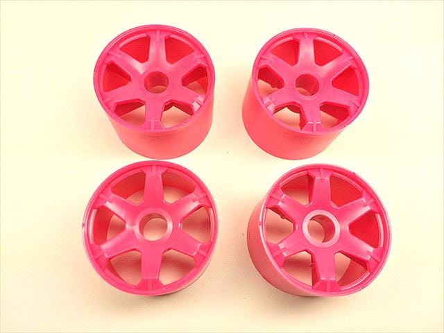 Fiber-Free 6 pcs. Front Wheel (Pink)S-FLEX 4 pcs.