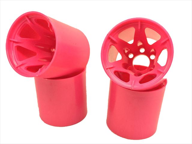 Fiber-Free 6 pcs. Rear Wheel (Pink)S-FLEX 4 pcs.