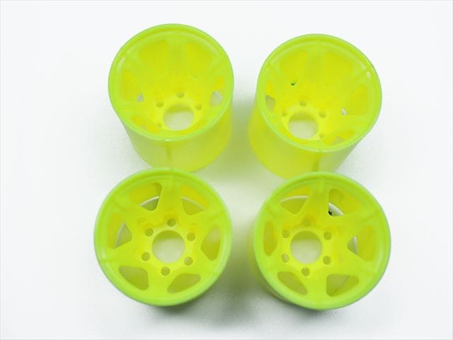 Fiber-Free 6 pcs. Rear Wheel (Yellow)S-FLEX 4 pcs.