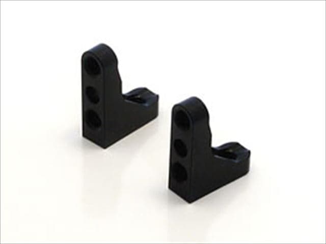 Aluminum Servo Mount (2pcs) 1/12 General-Purpose Black