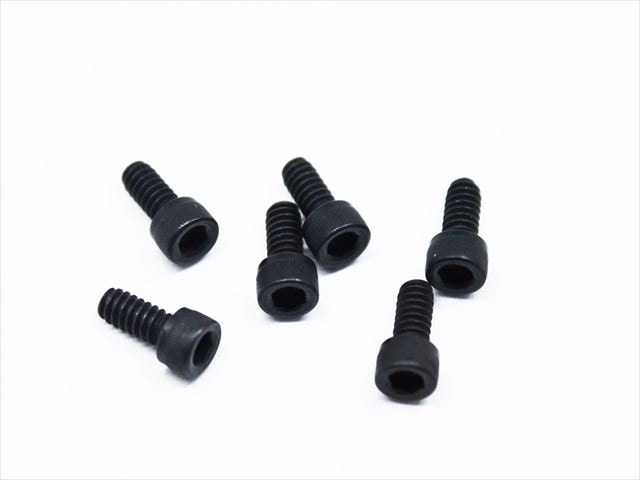 インチキャップビス4-40 1/4 リヤホイル取り付け用 6個入 Inch cap screws 4-40 6 pcs. for installation 1/4 For rear wheel