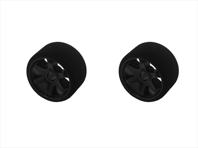 Pre-Glued Front Foam Tire Medium Hard 35(Black)