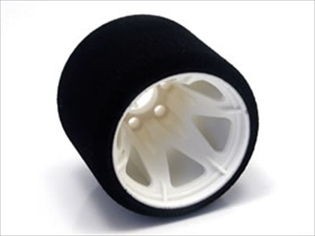 接着済みリヤスポンジタイヤ ソフト30(ホワイト) Rear form tire soft30 that has been bonded (white)