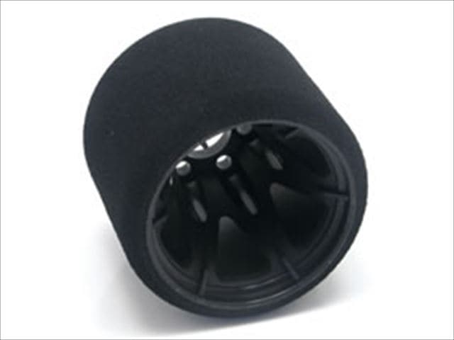 接着済みリヤスポンジタイヤ ミディアム35(ブラック) Rear form tire Medium35 that has been bonded (black)