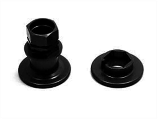 アルミデフハウジング タミヤF103用 ブラック Aluminum differential housing (for TAMIYA F103) black