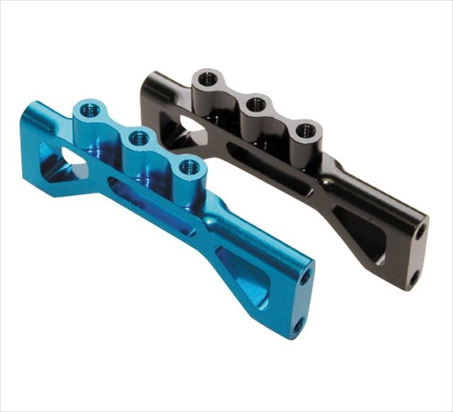 アルミモーターマウントブロック前側 タミヤF103用 ブルー Aluminum motor mount block front (for TAMIYA F103) blue