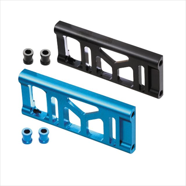 アルミモーターマウントブロック後側 タミヤF103用 ブルー Aluminum motor mount block rear (for TAMIYA F103) blue