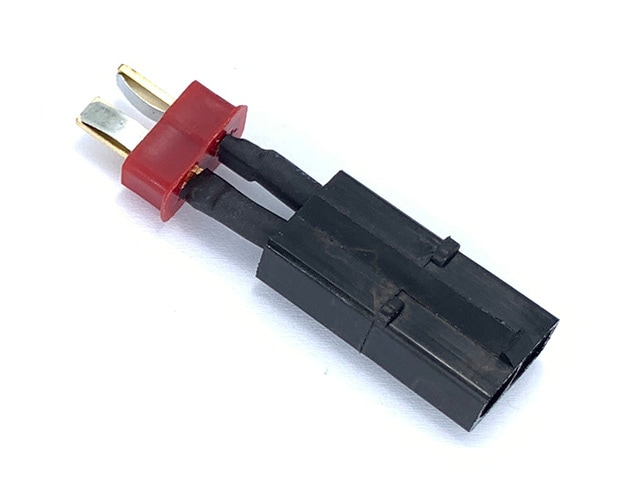 T型2Pコンパクト変換コネクター(2Pオス&タミヤメス) T type 2P compact conversion connector (2P male & TAMIYA female)
