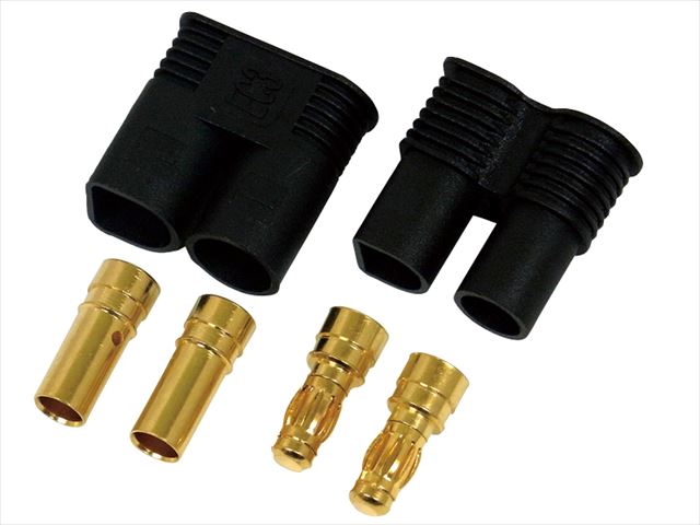 ハウジング付スモールヨーロピアンコネクター 1ペア/オス・メス各1個入 Small European connector with housing (each 1 pcs. of 1 pair/male/female)