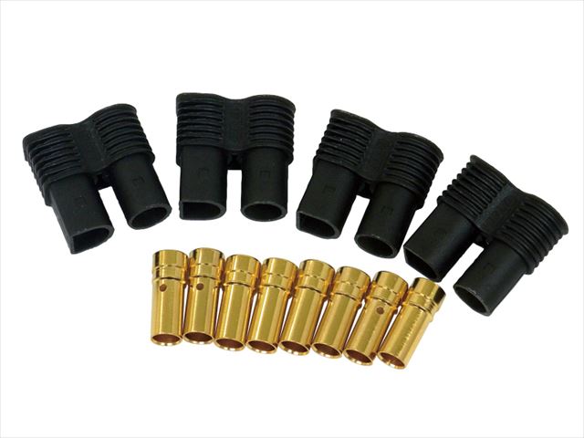 Housing Included Small Bullet Connector (Female 4 pcs.)