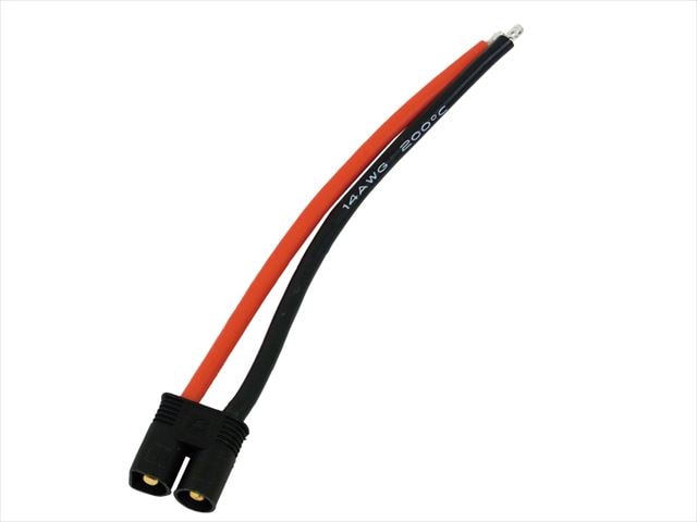 ハウジング付スモールヨーロピアンコネクターオス 14Gワイヤ100mm付 Small European connector male with housing (14G wire 100mm applying)