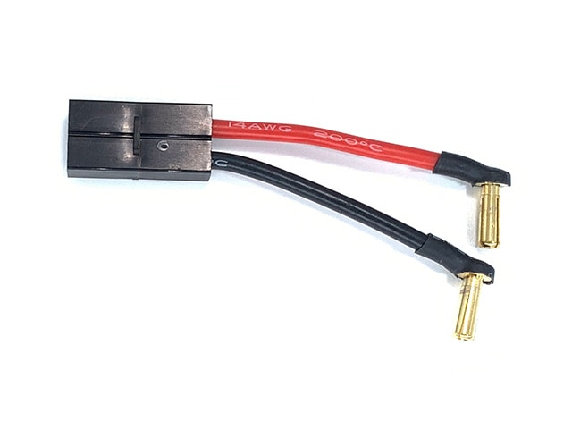 Low-Profile 4 mm LiPo Battery Connector for Driving, Tamiya Type