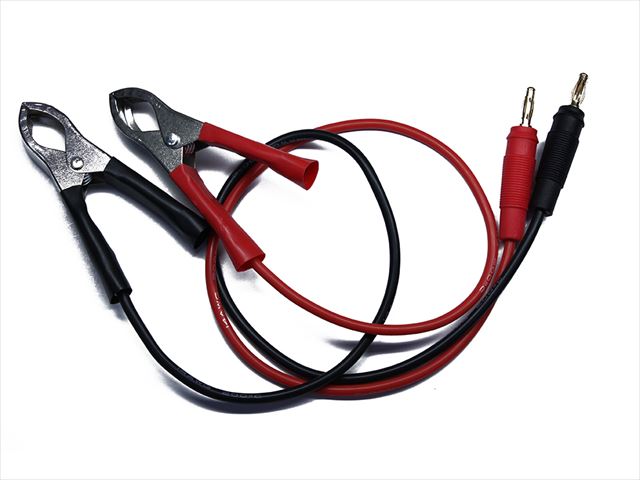 30 A Alligator Clip and Power Jack Connector Cable, 400 mm