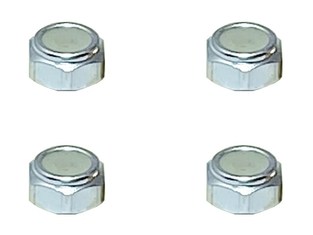 Aluminum Thin Nylon-Insert Nut M2 (Silver) 4pcs Nylon nut of Aluminum thin type 2mm silver 4 pcs.