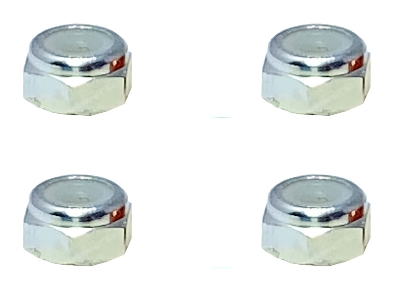 アルミ薄型ナイロンナット M3 (シルバー) 4pcs Nylon nut of Aluminum thin type 3mm silver 4 pcs.
