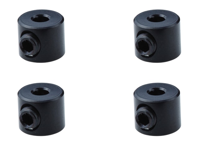 Aluminum Linkage Stopper Black 4pcs