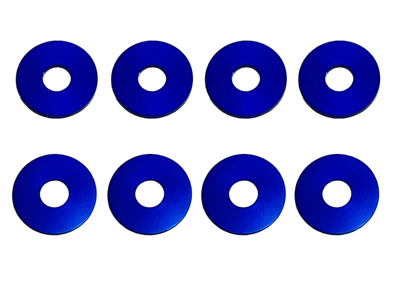 Aluminum Wheel Spacer Dark Blue