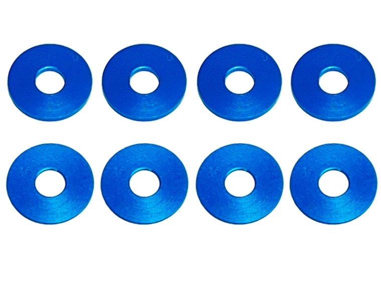 Aluminum Wheel Spacer Light Blue