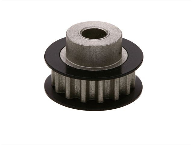 アルミセンタープーリー15T 汎用 ブラック Aluminum Center pulley 15T (general purpose) black